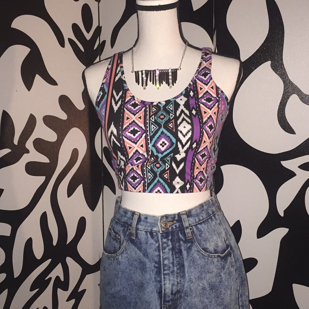 Aztec Crop top
